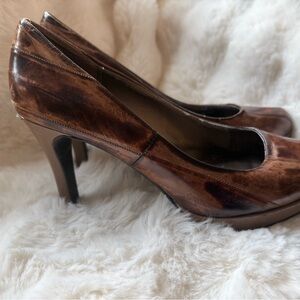 Moda Spana Elegant Brown faux “Tortoise Shell” Heels